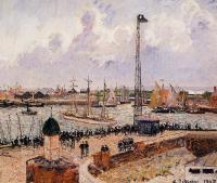 Pissarro, Camille - The Inner Harbor, Le Havre